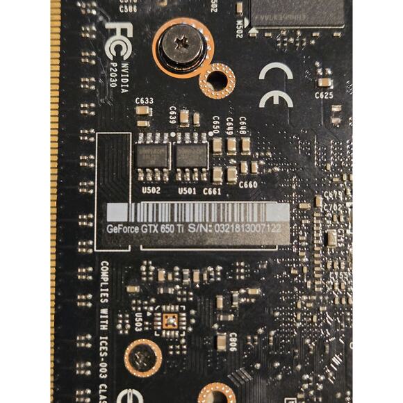 NVIDIA GeForce GTX 650 Ti 1GB GDDR5 PCIe Video Card DVI HDMI DisplayPort - Picture 3 of 3